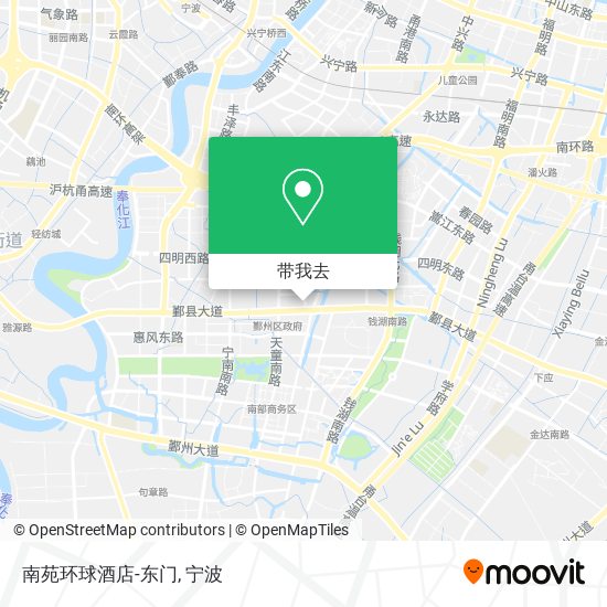 南苑环球酒店-东门地图