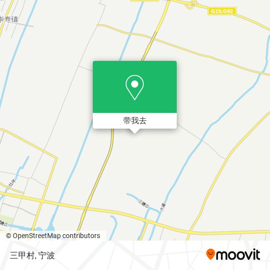 三甲村地图