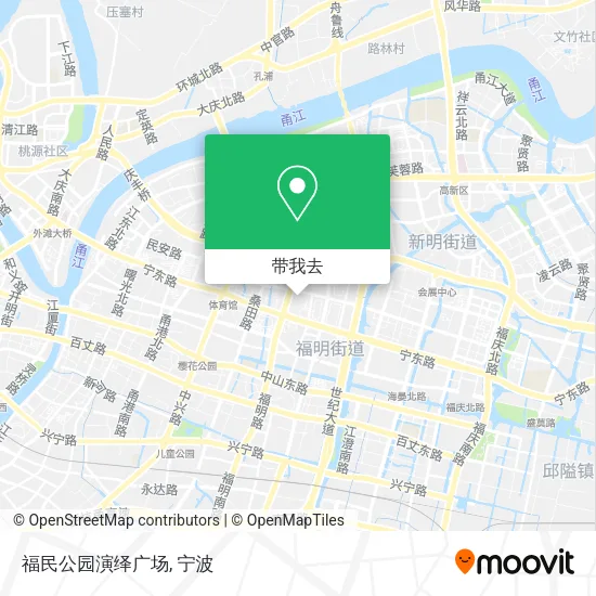 福民公园演绎广场地图
