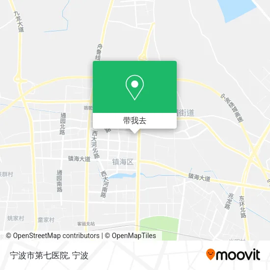 宁波市第七医院地图