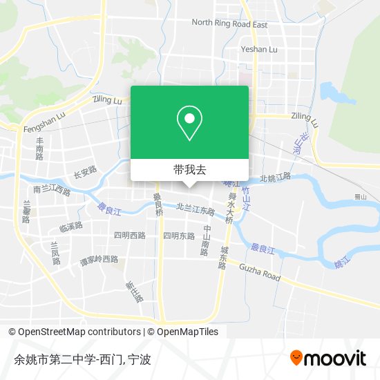 余姚市第二中学-西门地图