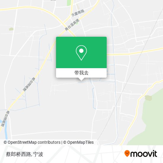 蔡郎桥西路地图