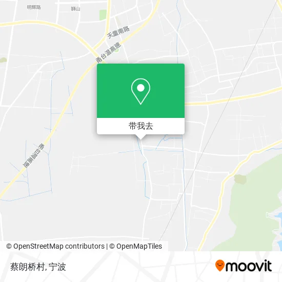 蔡朗桥村地图