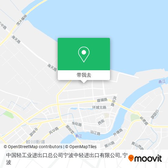 中国轻工业进出口总公司宁波中轻进出口有限公司地图