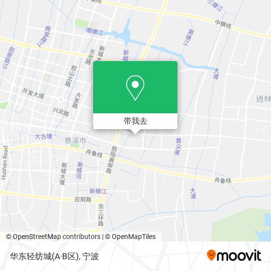 华东轻纺城(A·B区)地图
