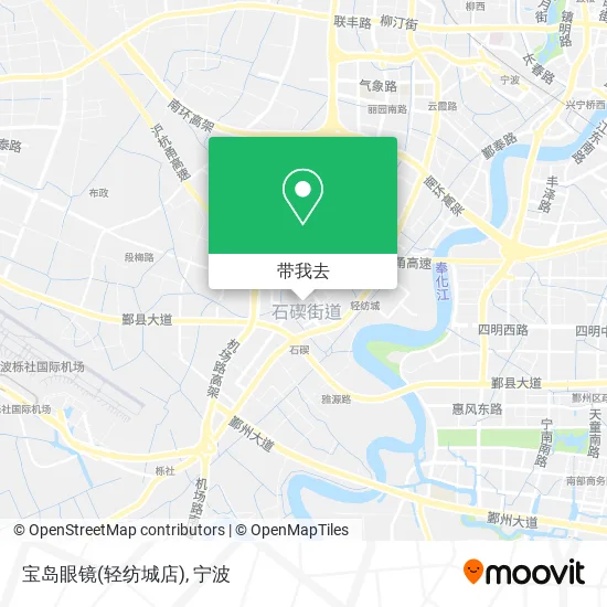 宝岛眼镜(轻纺城店)地图