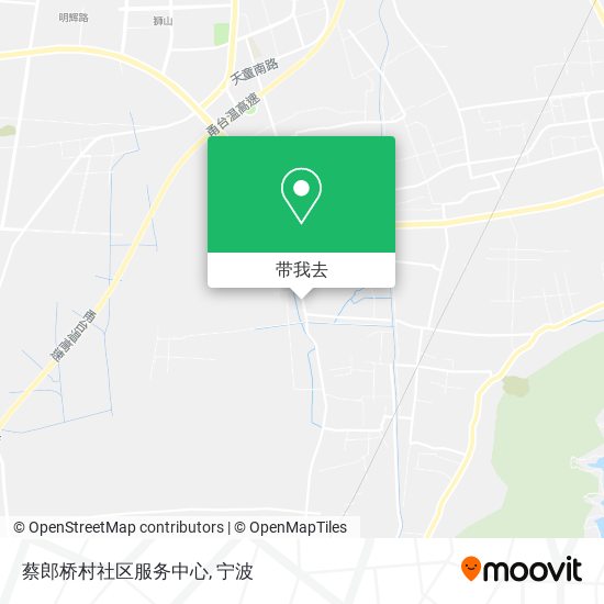 蔡郎桥村社区服务中心地图
