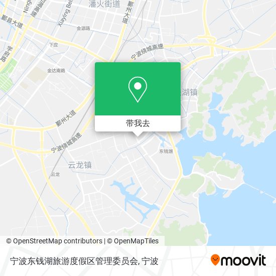 宁波东钱湖旅游度假区管理委员会地图