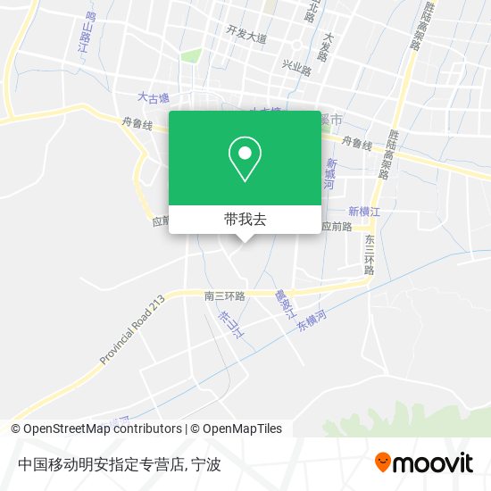 中国移动明安指定专营店地图