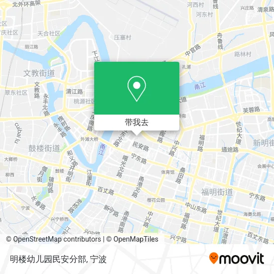 明楼幼儿园民安分部地图