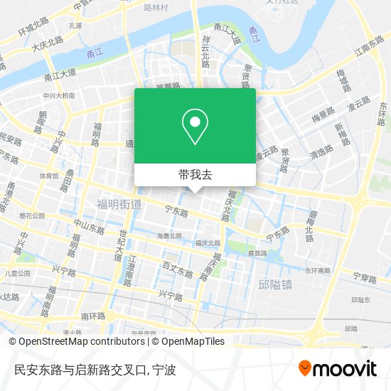 民安东路与启新路交叉口地图