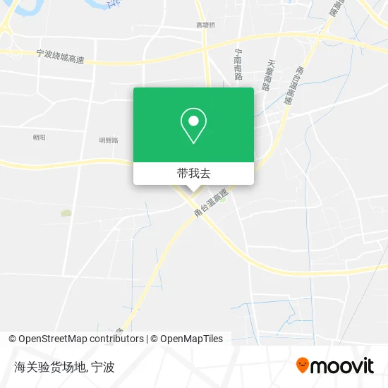 海关验货场地地图