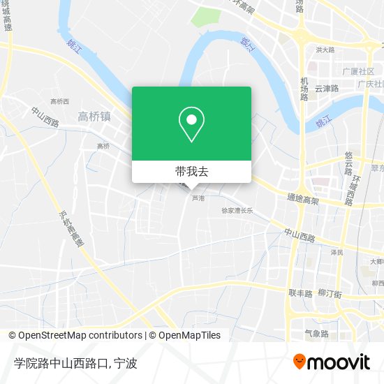 学院路中山西路口地图