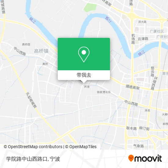 学院路中山西路口地图
