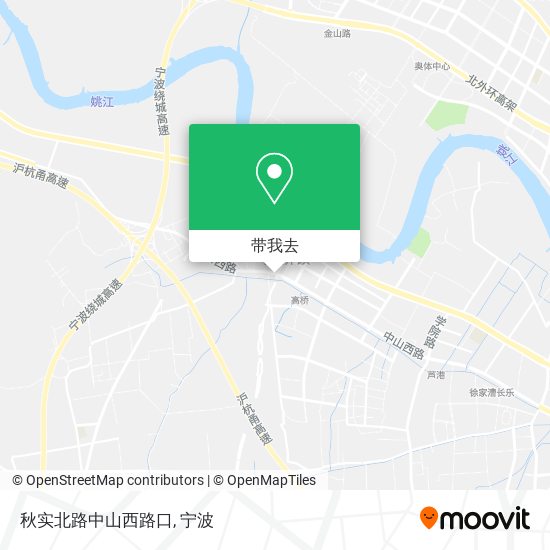 秋实北路中山西路口地图