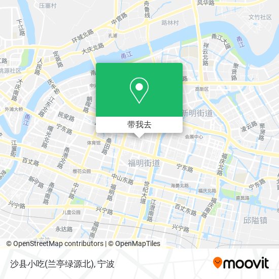 沙县小吃(兰亭绿源北)地图