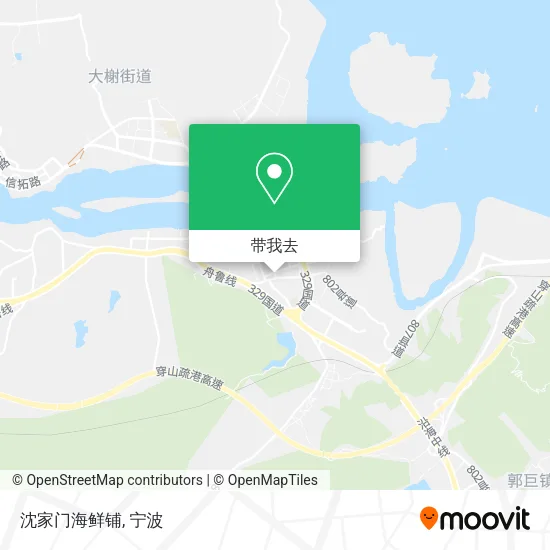 沈家门海鲜铺地图