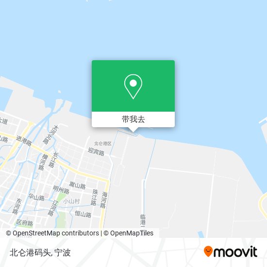 北仑港码头地图