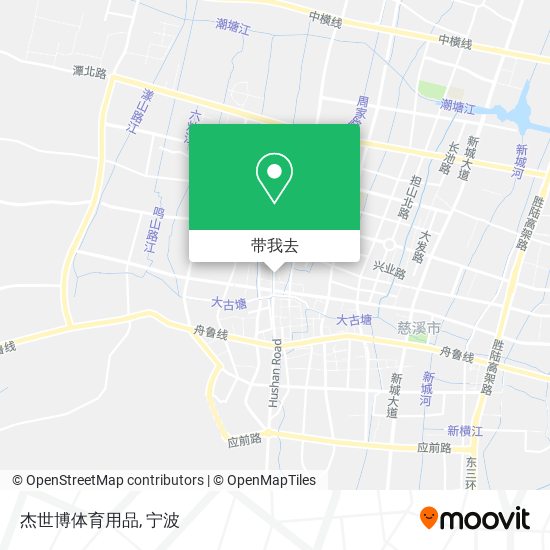 杰世博体育用品地图