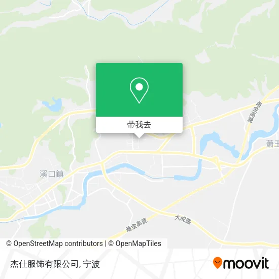 杰仕服饰有限公司地图