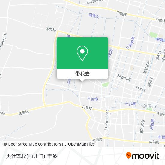 杰仕驾校(西北门)地图