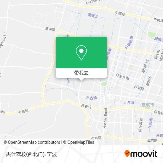杰仕驾校(西北门)地图