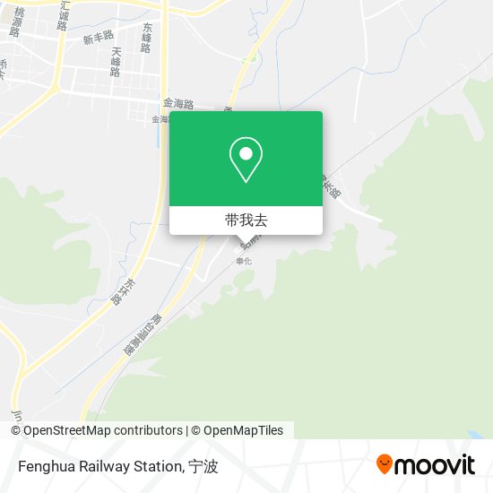 Fenghua Railway Station地图