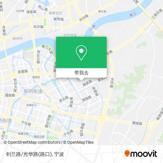 剑兰路/光华路(路口)地图