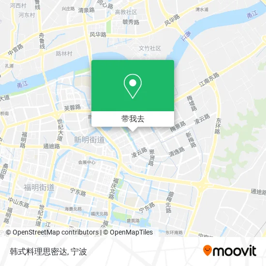 韩式料理思密达地图