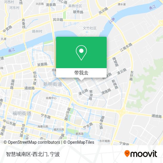 智慧城南区-西北门地图