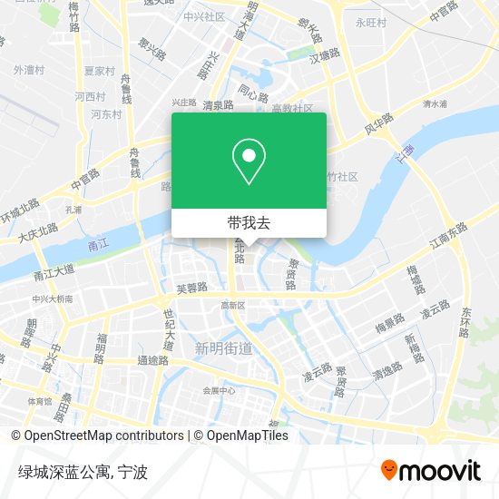 绿城深蓝公寓地图