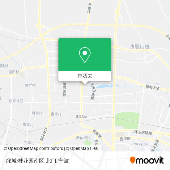 绿城·桂花园南区-北门地图
