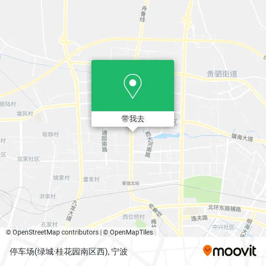 停车场(绿城·桂花园南区西)地图