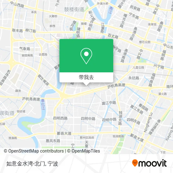 如意金水湾-北门地图