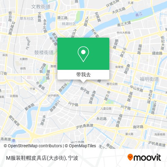 M服装鞋帽皮具店(大步街)地图