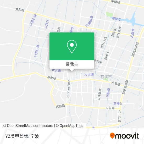 YZ美甲绘馆地图