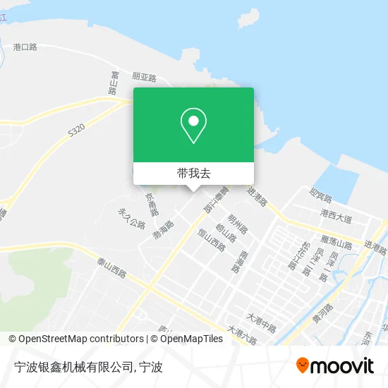 宁波银鑫机械有限公司地图