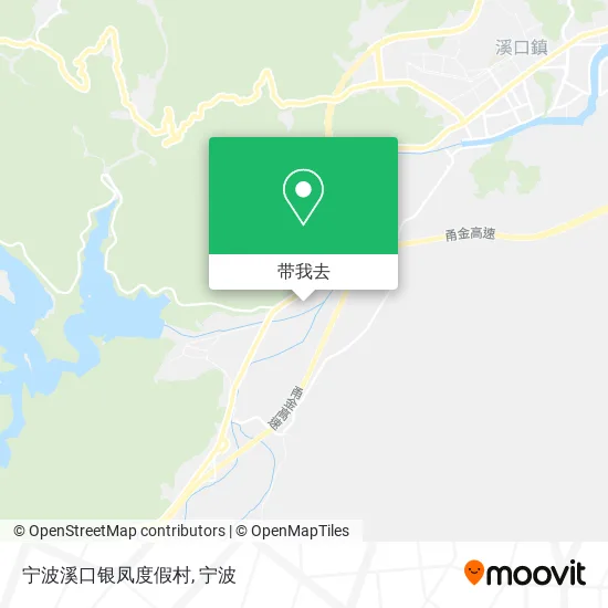 宁波溪口银凤度假村地图