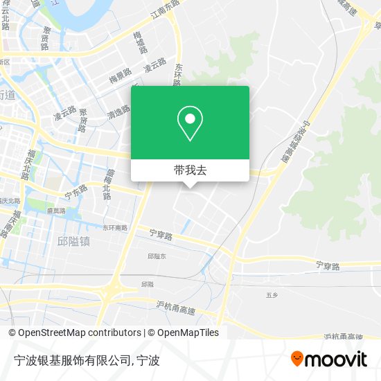 宁波银基服饰有限公司地图