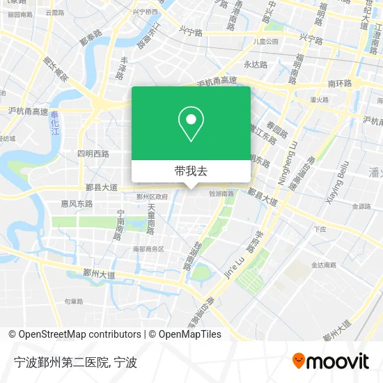 宁波鄞州第二医院地图