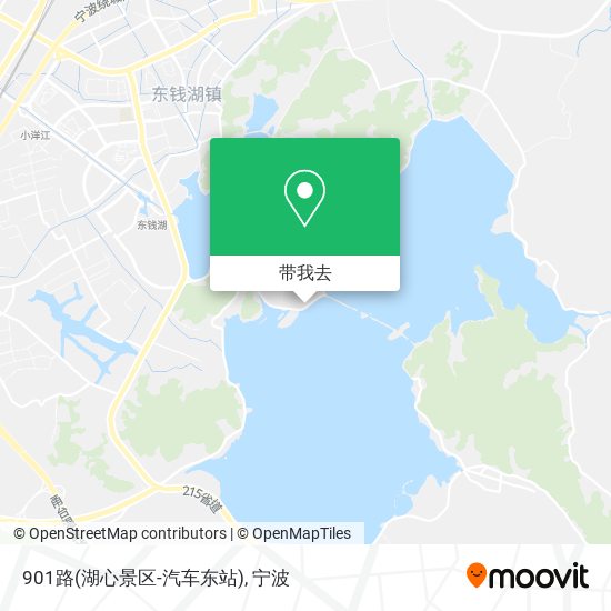 901路(湖心景区-汽车东站)地图