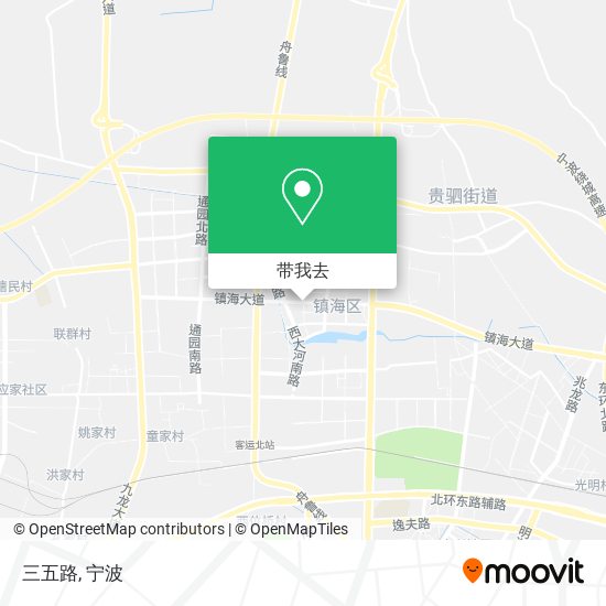 三五路地图