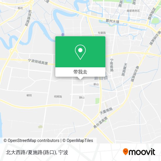 北大西路/夏施路(路口)地图