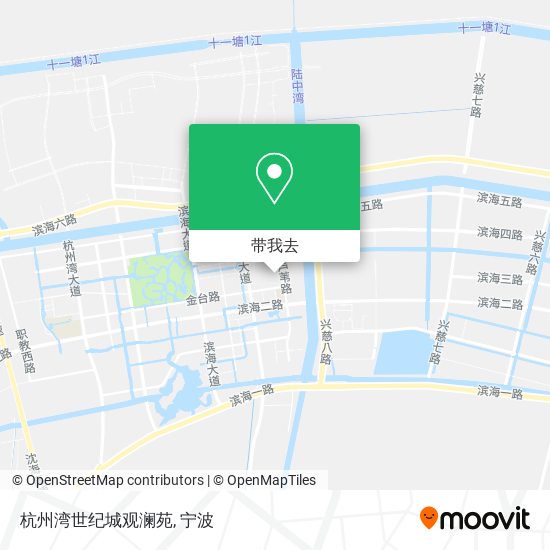 杭州湾世纪城观澜苑地图