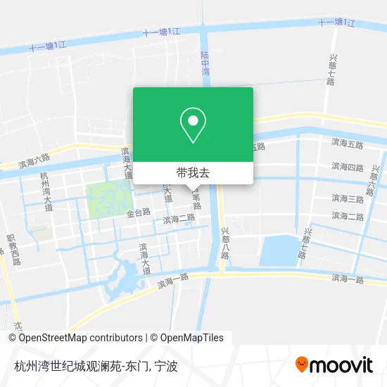 杭州湾世纪城观澜苑-东门地图