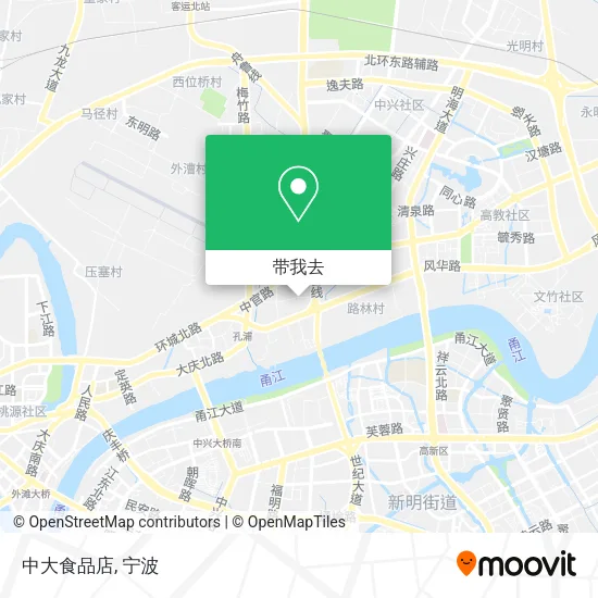 中大食品店地图