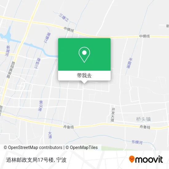 逍林邮政支局17号楼地图