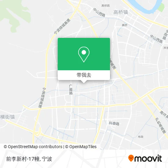 前李新村-17幢地图
