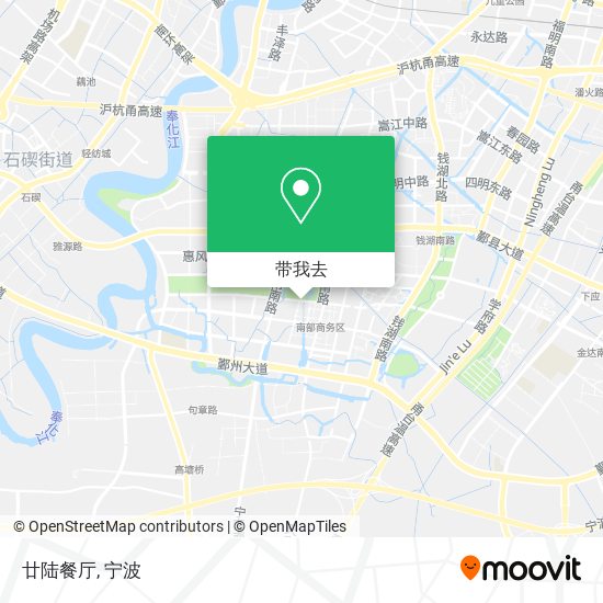 廿陆餐厅地图