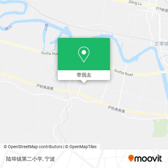陆埠镇第二小学地图